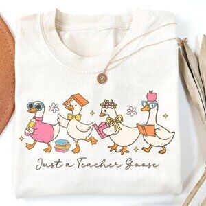 Back to School Teacher Goose Shirts